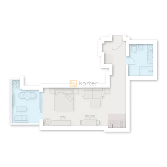 Планировка студии